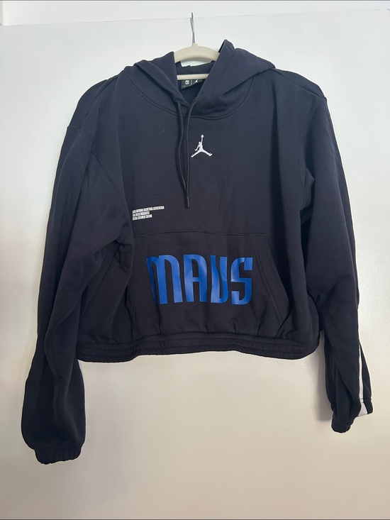 Jordan Sweaters - Jordan Brand Dallas Mavericks Authentic Statement Edition Cropped Hoodie